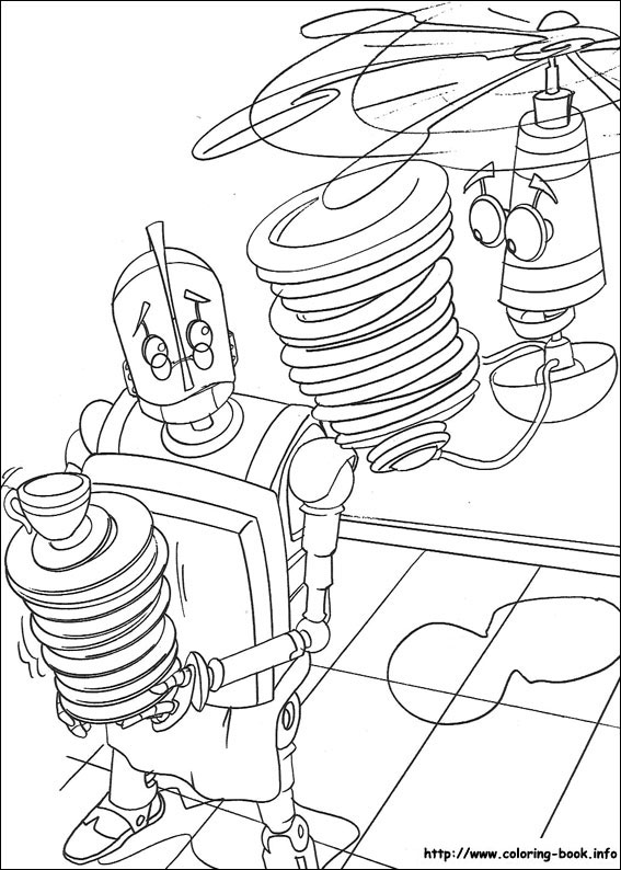 Roboty kolorowanki